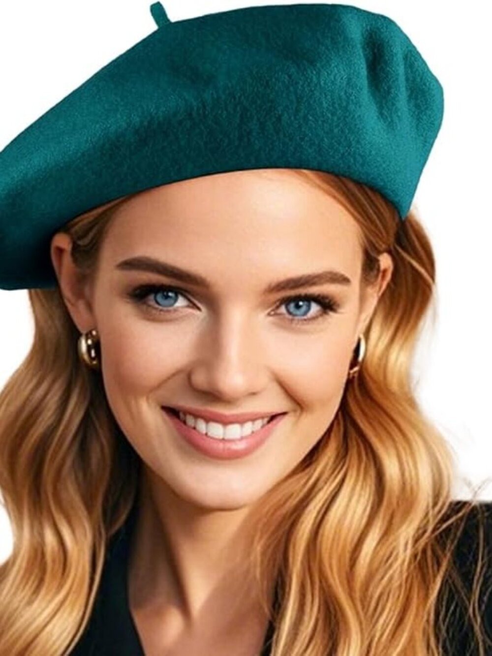 French Wool Beret Hats Solid Color Classic Beanie Winter Red Cap Painter Berets - Picture 6 of 16